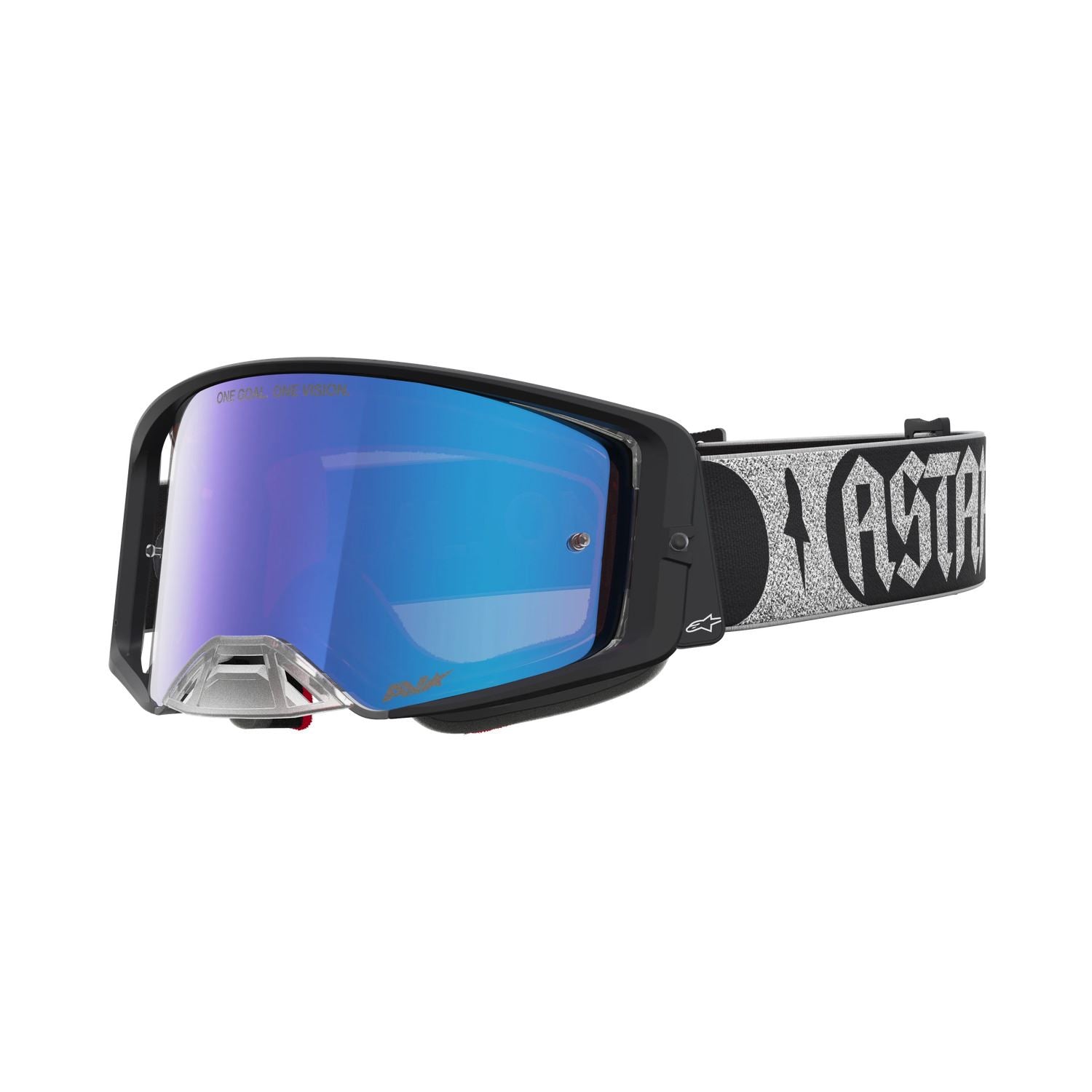 Alpinestars 2027 Supertech Atrox MX Goggles Black Silver Mirror Pink